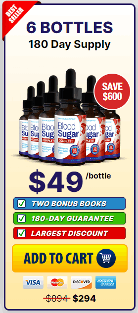 Buy Blood Sugar Complete 6 Bottle